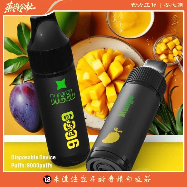 MEEL 9000 PUFFS 抛棄式一次性電子煙 可充電 711到付